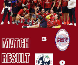 1^ Div. M. – Bit Time Tecnomill Castel Madama Volley vs Asd Volley Academy Rieti 3 – 0