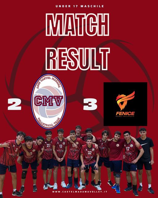 U17MatchResult Cmv Fenice 2 3