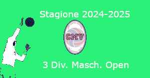 Calendario Terza Divisione Maschile OPEN – Gir. C –  Stagione 2024-2025