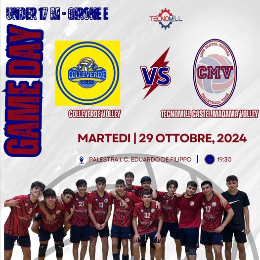 U17ColleverdeVolleyvs Tecnomill Castel Madama Volley