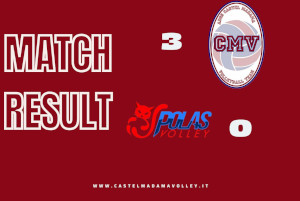 1^ Div. M. – Bit Time Tecnomill Castel Madama Volley VS Asd Polas Volley 3 – 0