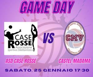 Under 14 F. – Case Rosse VS Castel Madama Volley 25 Gennaio 2025